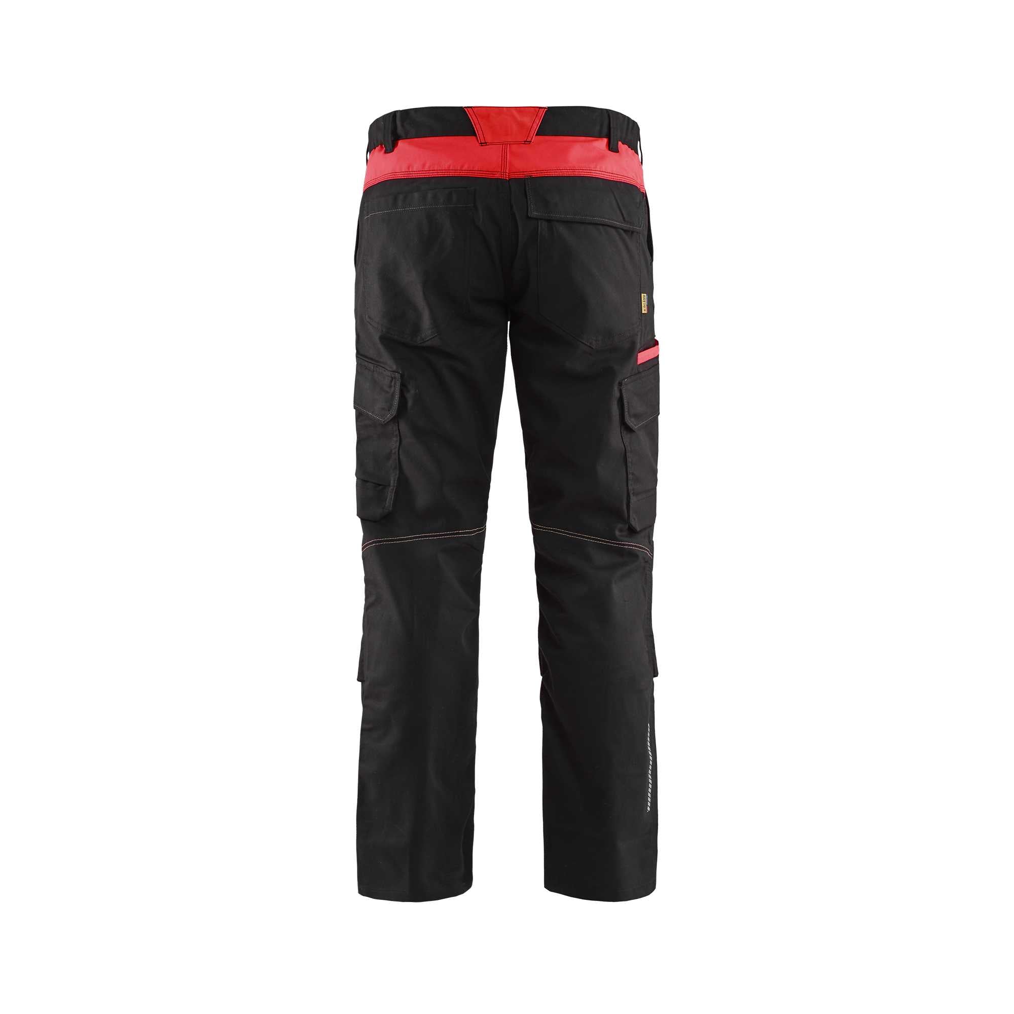 BLAKLADER 14481832 | Industry trousers stretch with knee pad pockets Hi Vis Reflective Work Trousers Men - stretch fabric